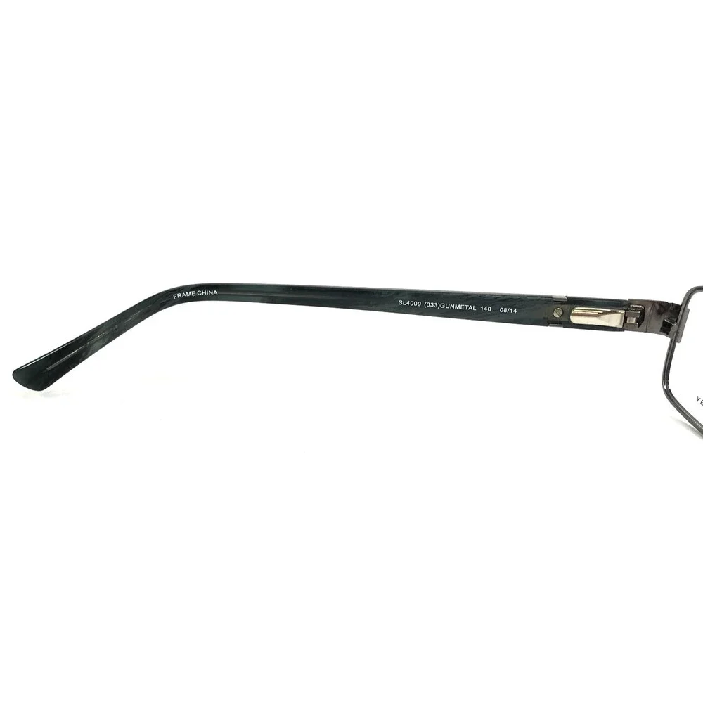 Sunlites Eyeglasses Frames SL4009 033 GUNMETAL Rectangle Full Rim 52-18-140